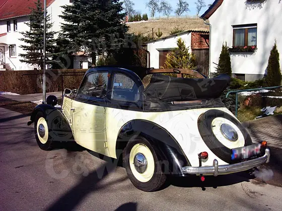 DKW F8 Meister Super Export Cabrio-Limousine, Baujahr 1939