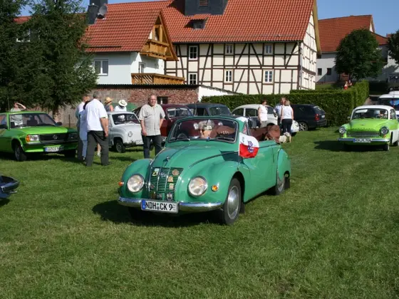 Oldtimer beim 1. Oldtimertreffen in Gerterode (Eichsfeld), August 2009