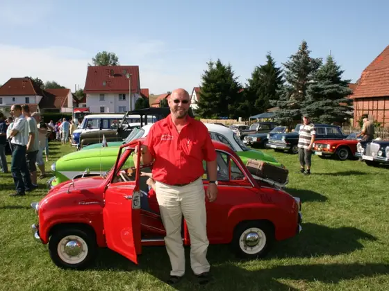 Oldtimer beim 1. Oldtimertreffen in Gerterode (Eichsfeld), August 2009
