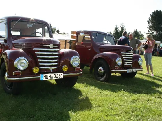 Oldtimer beim 1. Oldtimertreffen in Gerterode (Eichsfeld), August 2009