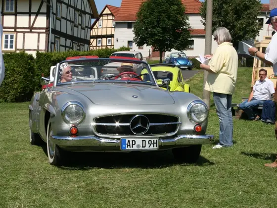 Oldtimer beim 1. Oldtimertreffen in Gerterode (Eichsfeld), August 2009