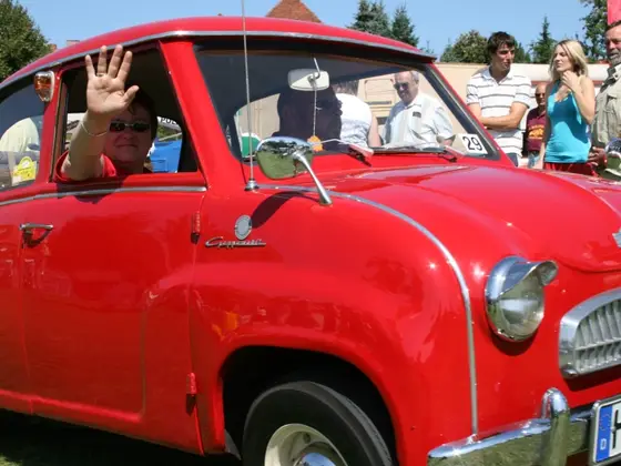Oldtimer beim 1. Oldtimertreffen in Gerterode (Eichsfeld), August 2009