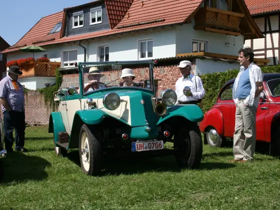Oldtimer beim 1. Oldtimertreffen in Gerterode (Eichsfeld), August 2009