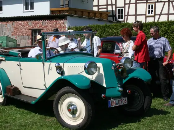 Oldtimer beim 1. Oldtimertreffen in Gerterode (Eichsfeld), August 2009